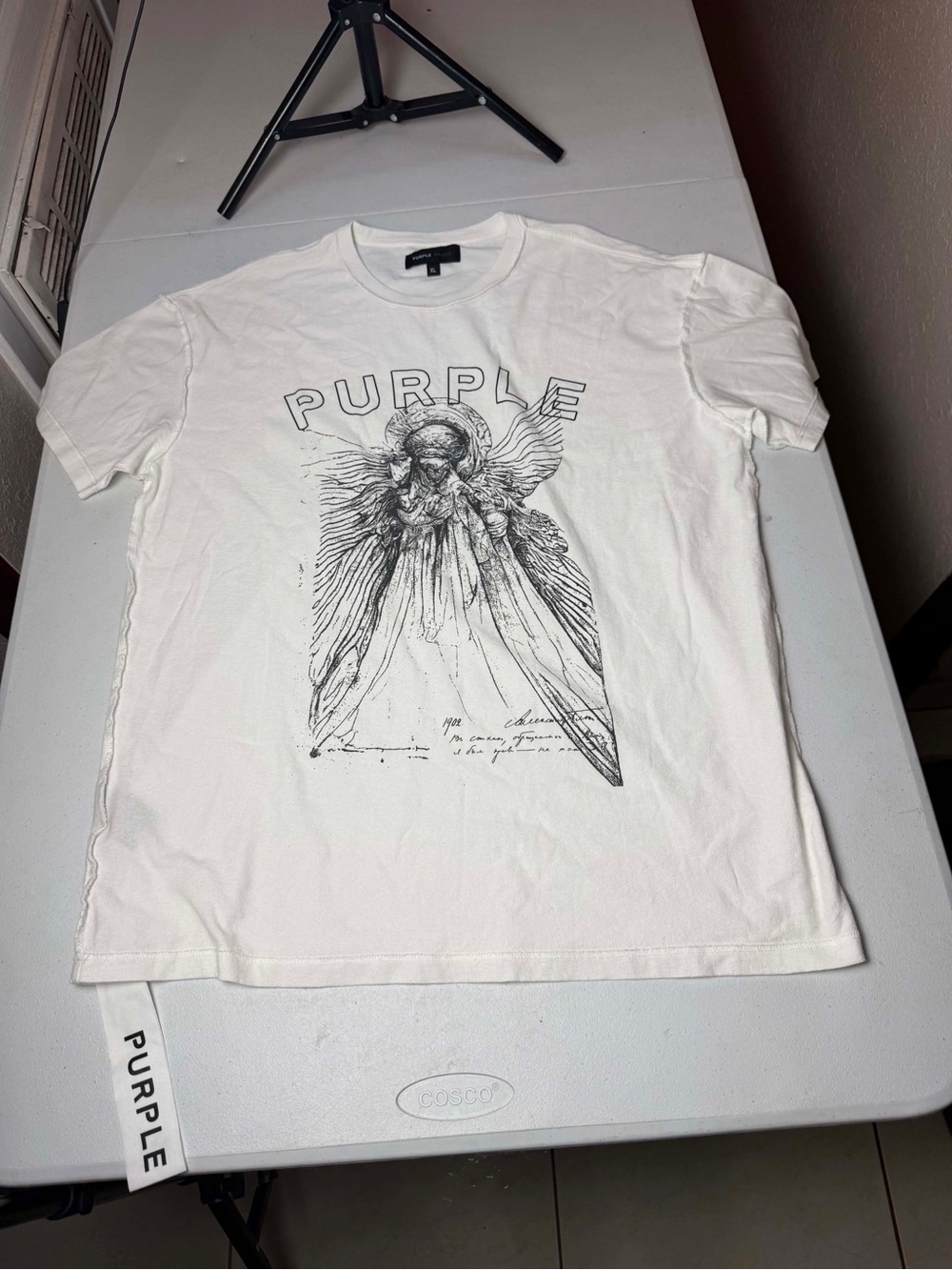 Purple brand graphic tee XL